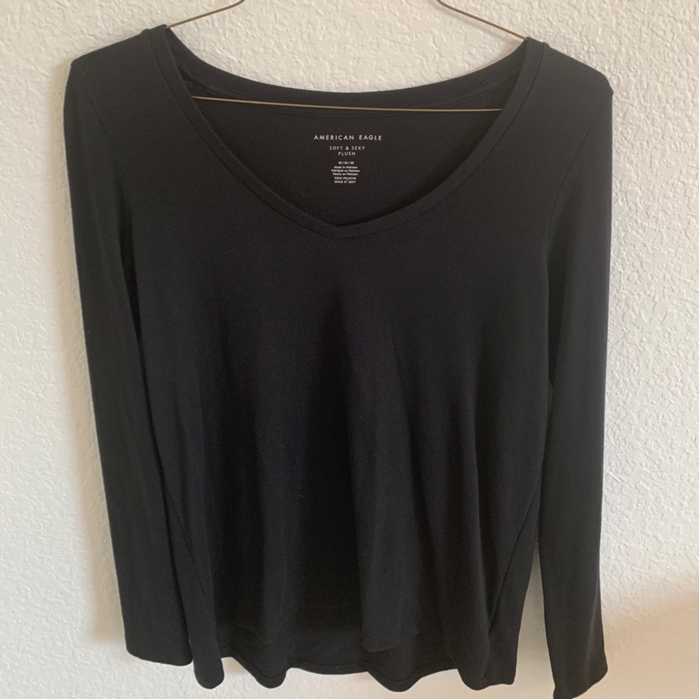 american eagle black long sleeve